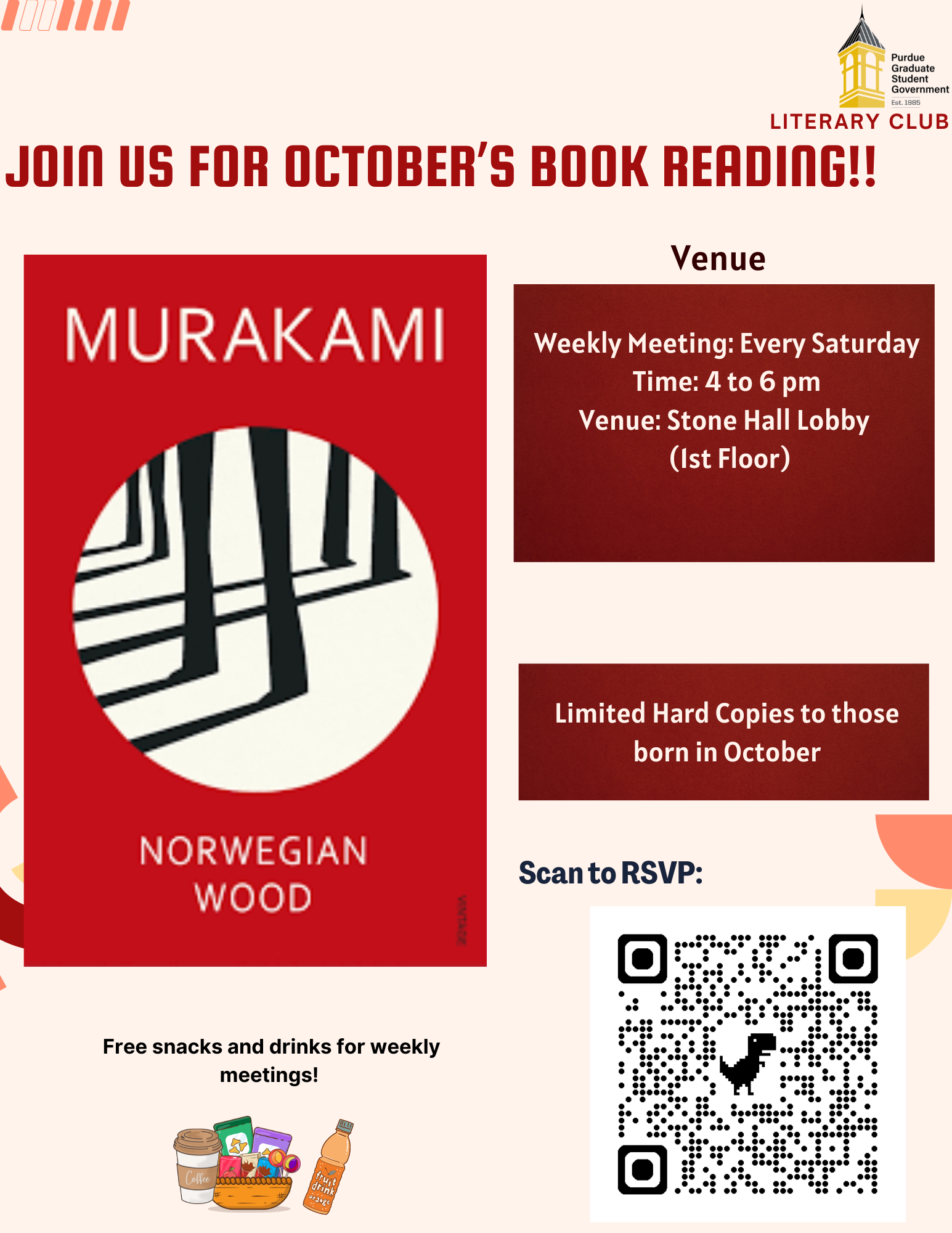 Oct Book reading