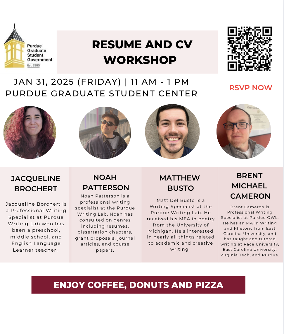 Resume and CV Workshop