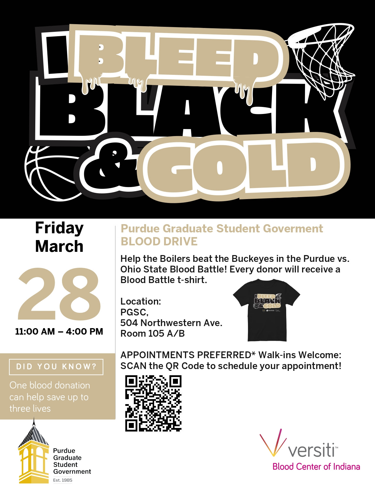 BleedBlackAndGold blood donation